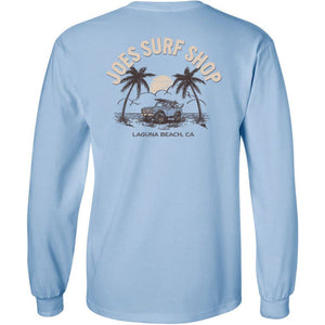 Joe's Early Bird Long Sleeve Surf Shirt light blue