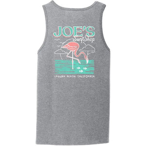 Joe's Surf Shop Flamingo Beach Tank Top