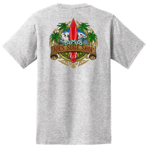 Joe's Surf Shop Longboard Heavyweight Pocket Tee
