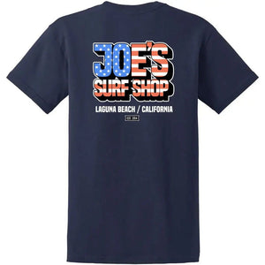 Joe's Surf Shop Patriotic Heavyweight Cotton Tee