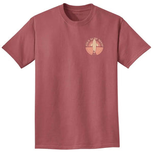 Joe's Surf Shop Sunset Scene Beach Wash® Garment Dyed Tee