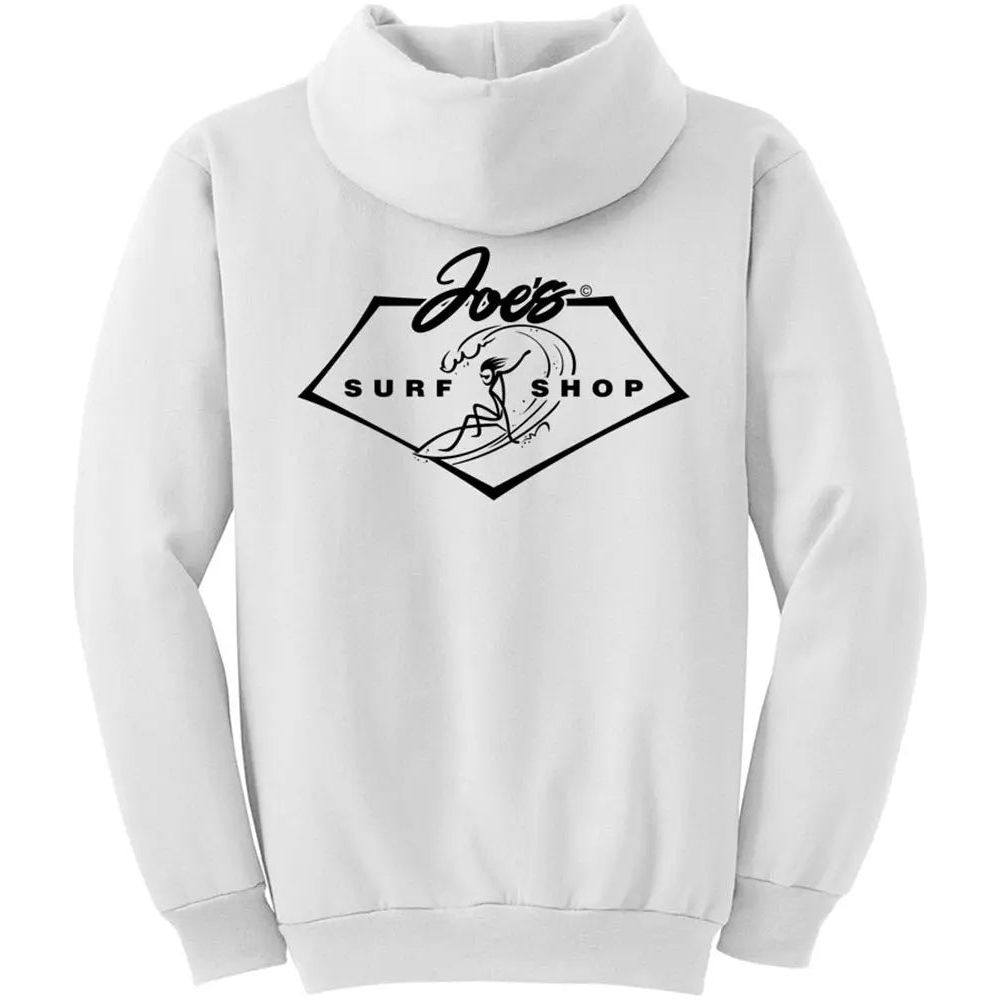 White discount surf hoodie