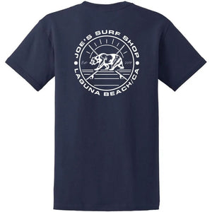 Joe's Surf Shop Vintage Surfing Bear Heavyweight Tee