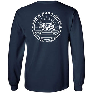 Joe's Surf Shop Vintage Surfing Bear Long Sleeve Tee