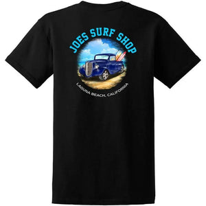 Joe's Surf Shop Surf Truck Design Heavyweight Cotton Tee
