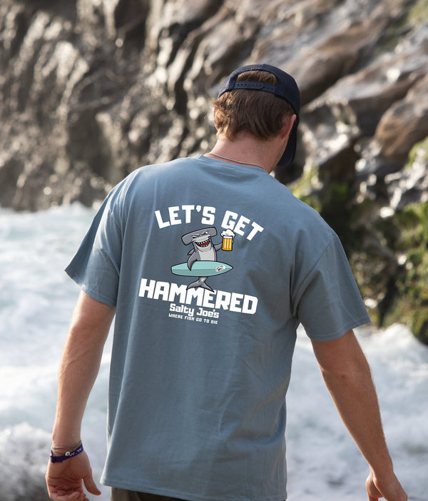the salty joes lets get hammered t shirt