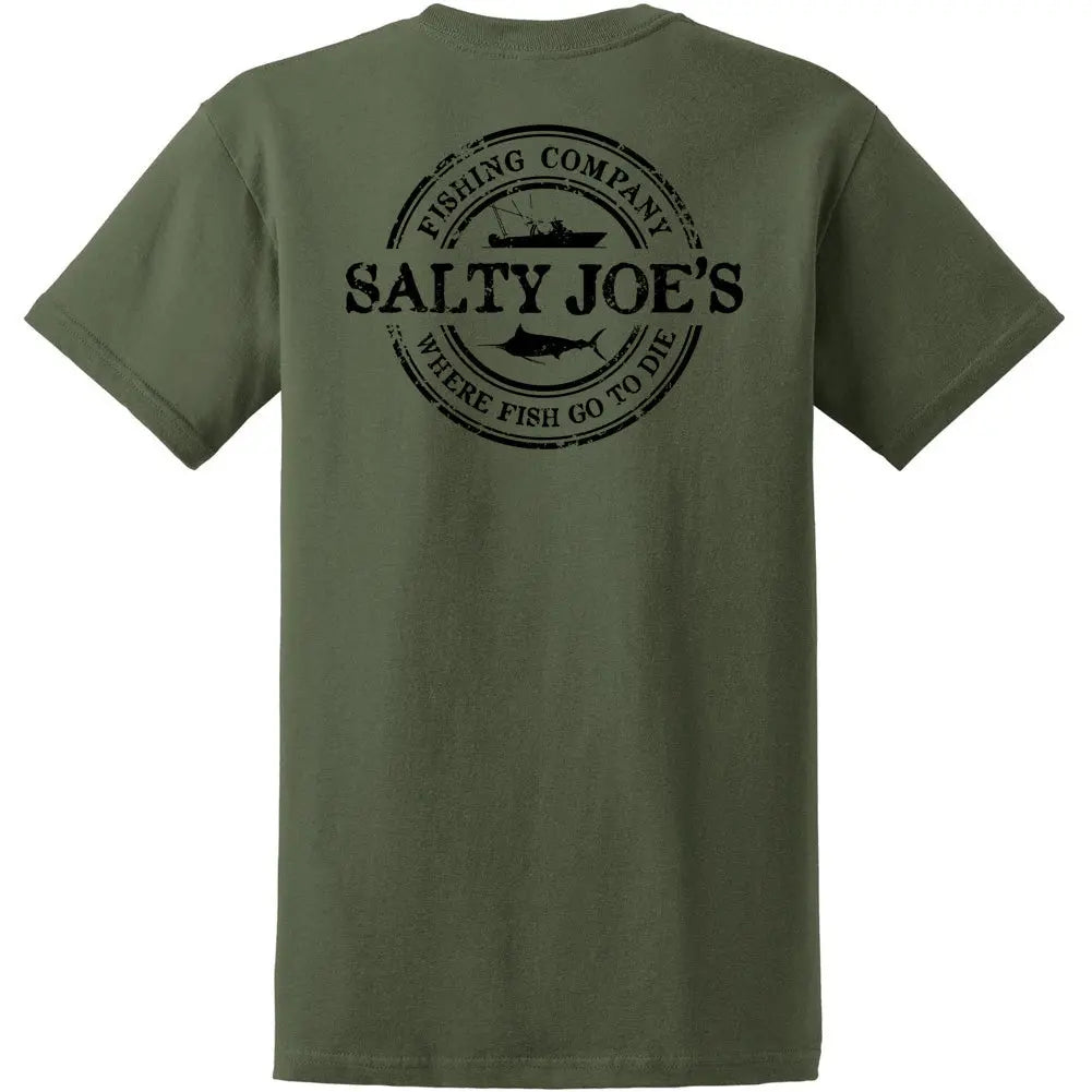 Fishing T Shirts  Salty Joe's Fishing Co. Tee – Joe's Surf Shop