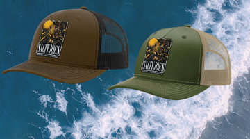 Conquer the Waters with the Salty Joe's Raging Octopus Mesh Back Trucker Hat