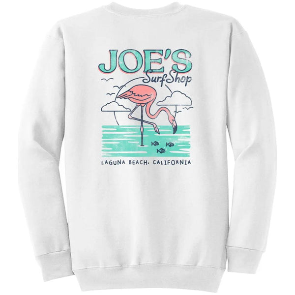 Joe's Surf Shop Flamingo Vintage Crewneck