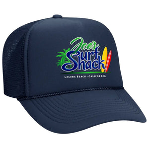 This is the navy Joe's Surf Shack Foam Trucker Hat.