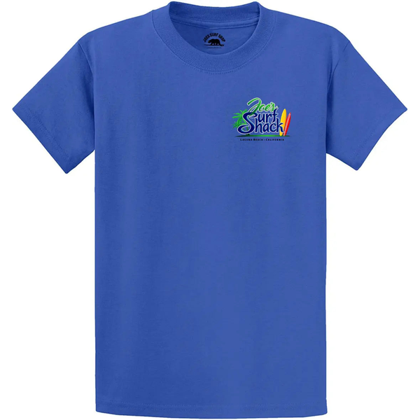 This is the blue Joe's Surf Shack Heavyweight Tee. For those looking for surf shops, this is a great choice.