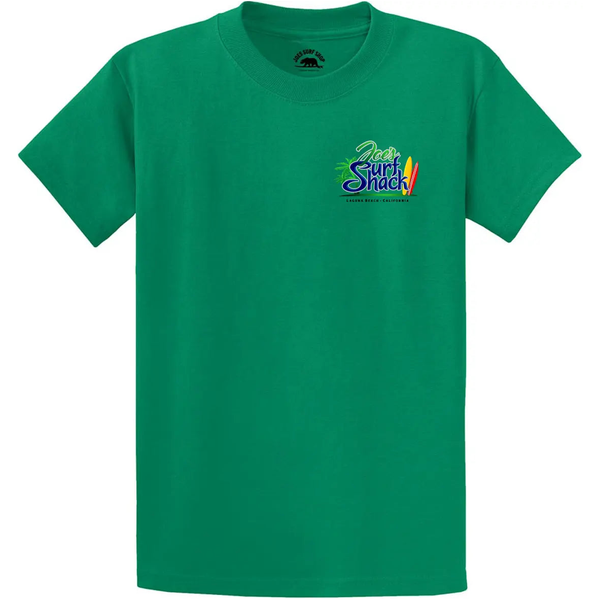 This is the green Joe's Surf Shack Heavyweight Tee. For those looking for surf shops, this is a great choice.