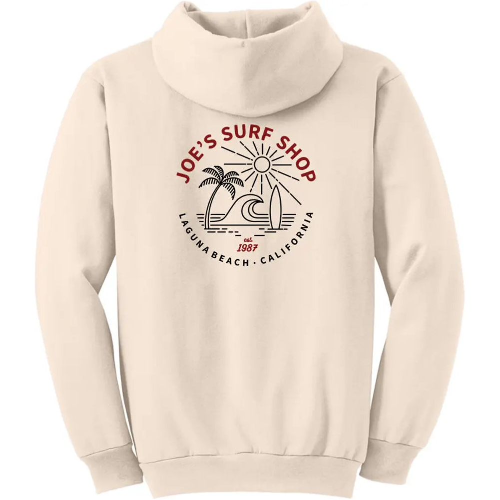 Joe s Surf Shop Beach Life Pullover Surf Hoodie Joe s Surf Shop