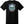 Load image into Gallery viewer, This is the back of the black Joe&#39;s Surf Shop Christmas Surf Bus Heavyweight Cotton Tee.
