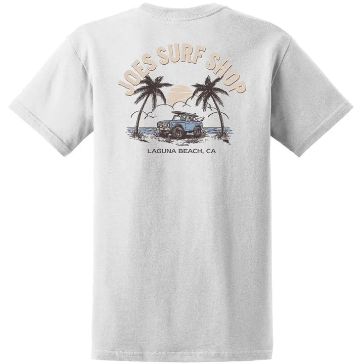 JOES SURF SHOP Men's Early Bird Logo Heavyweight T-Shirt - Regular, Big & Tall Sizes - View #5