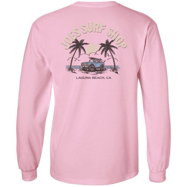 Joe's Early Bird Long Sleeve Surf Shirt pink