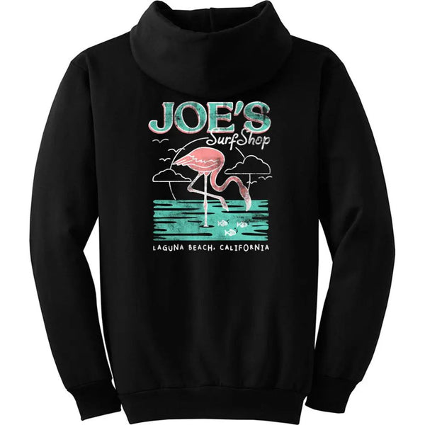 Joe's Surf Shop Flamingo Surf Hoodie
