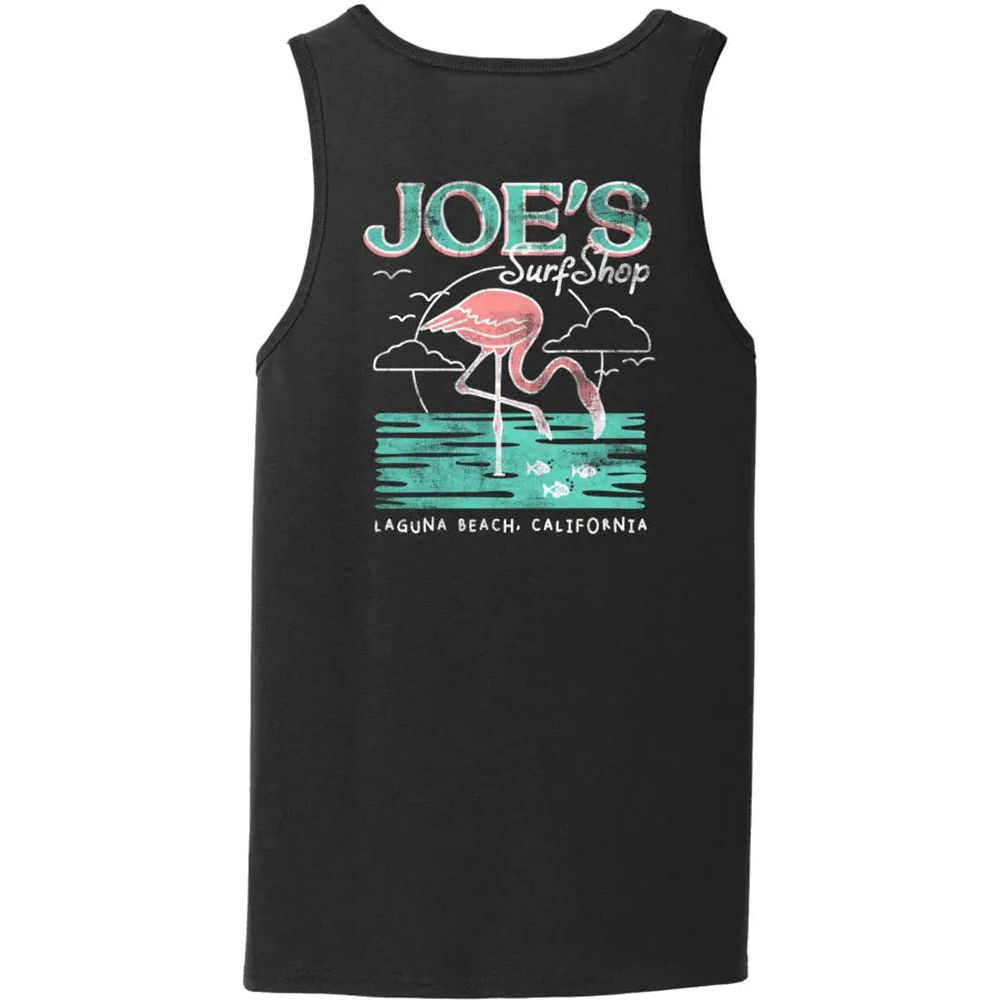 Joe's Surf Shop Flamingo Beach Tank Top - Joe's Surf Shop