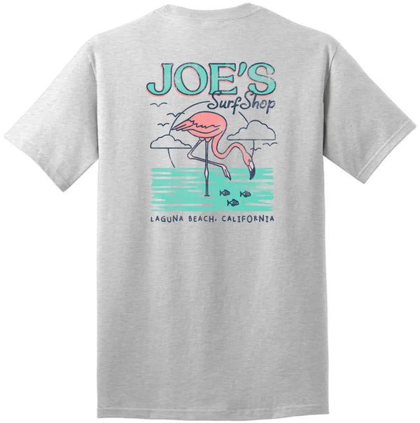 Joe's Surf Shop Flamingo Heavyweight Cotton Tee