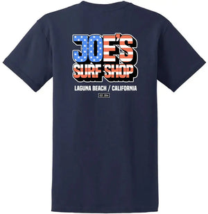 Joe's Surf Shop Patriotic Heavyweight Cotton Tee