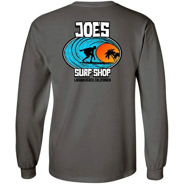 Joe's Surf Shop Sunrise Surfer Long Sleeve Tee