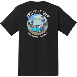 Joe's Surf Shop Surf Bus Heavyweight Pocket Tee