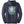 Load image into Gallery viewer, This is the back of the heather navy Joe&#39;s Surf Shop Surf Bus Pullover Hoodie.

