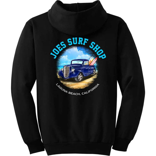 Joe's Surf Shop Surf Truck Pullover Hoodie