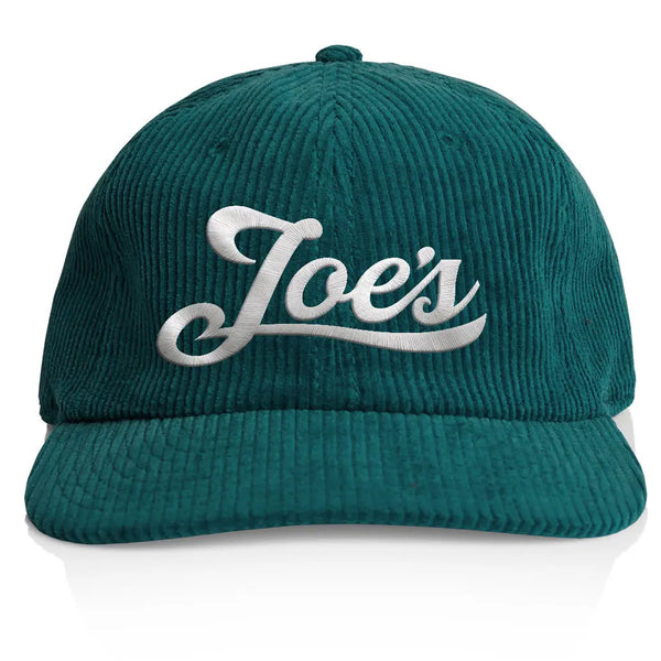 This is the atlantic Joe's Surf Shop Unstructured All-Corduroy Trucker Hat.