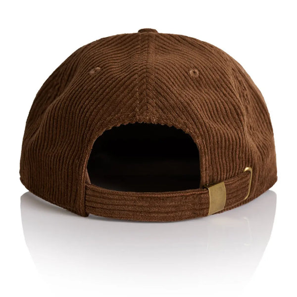 This is the back of the brown Joe's Surf Shop Unstructured All-Corduroy Trucker Hat.