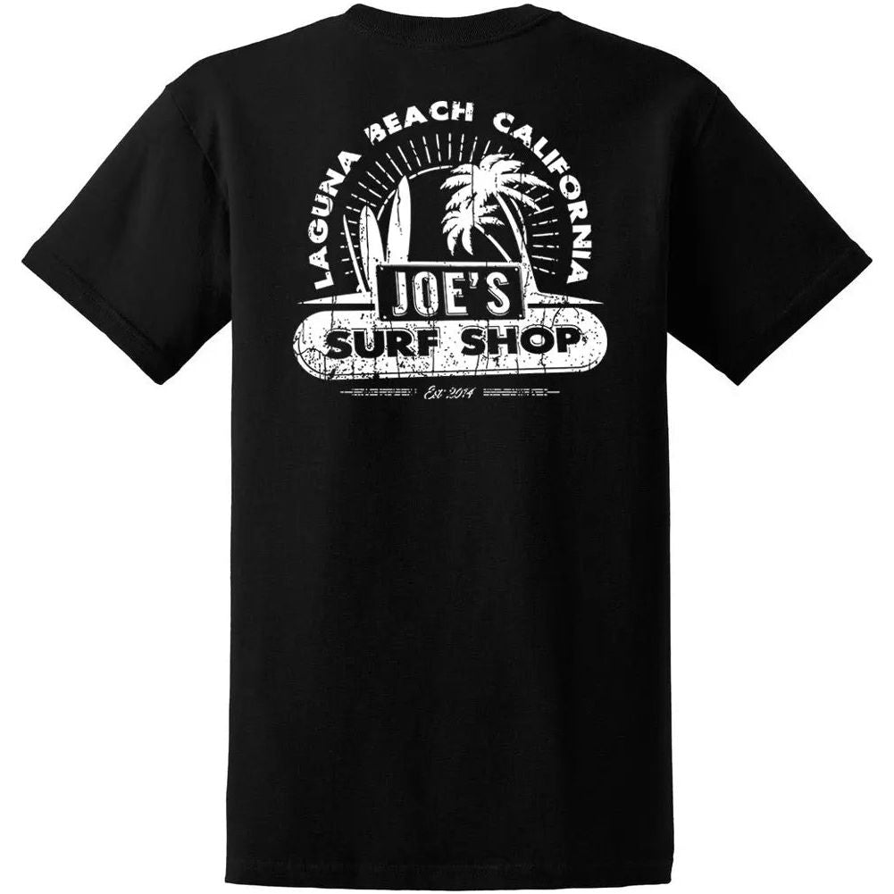Joes Surf Shop Men's Octopus Meets Surfboard Logo T-Shirt Joes Surf Shop Men's Octopus Meets Surfboard Logo T-Shirt