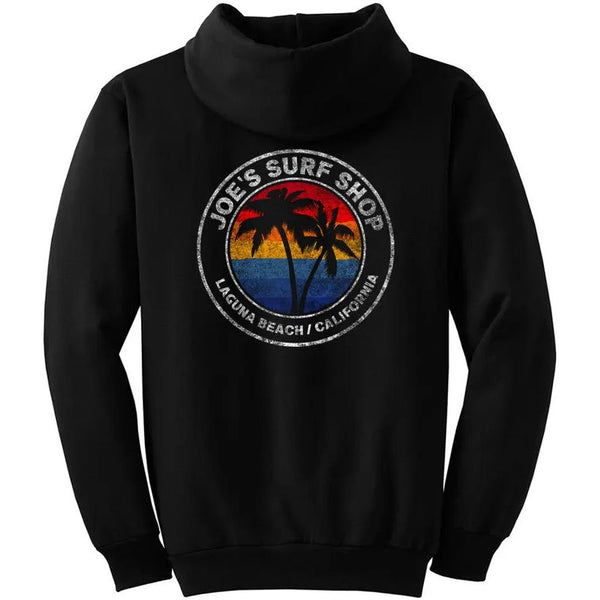 Joe's Surf Shop Vintage Sunset Pullover Hoodie