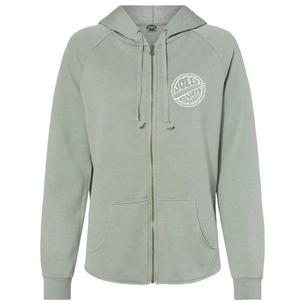 Womens surf outlet zip up hoodie