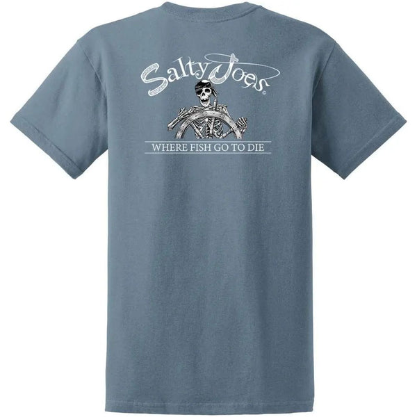 Salty Joe's Back from The Depths Heavyweight Cotton Tee X-Large / Charcoal
