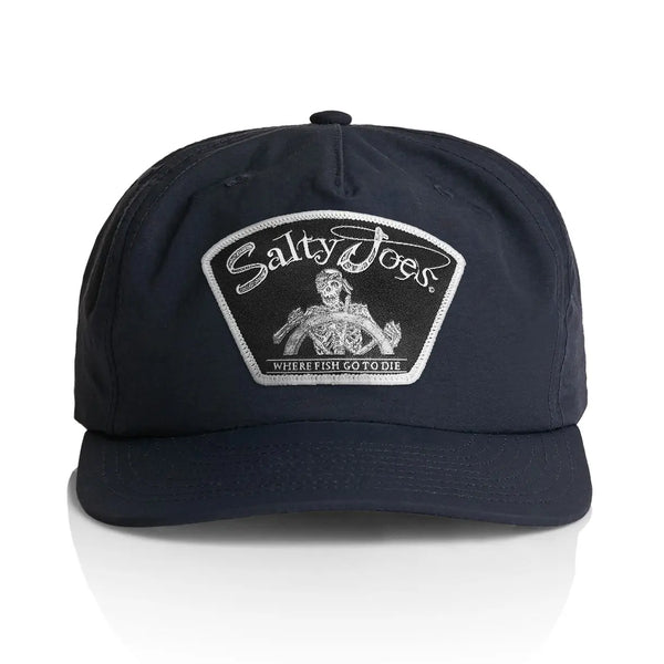 This is the navySalty Joe's Back From The Depth Patch Snapback Hat.