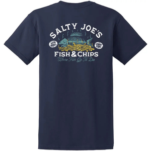 Salty Joe's Fish N' Chips Heavyweight Cotton Tee