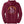 Load image into Gallery viewer, This is the back of the maroon Salty Joe&#39;s Fishin&#39; Bones Pullover Hoodie.
