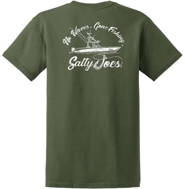 Salty Joe's Fishing Boat Heavyweight Cotton Tee