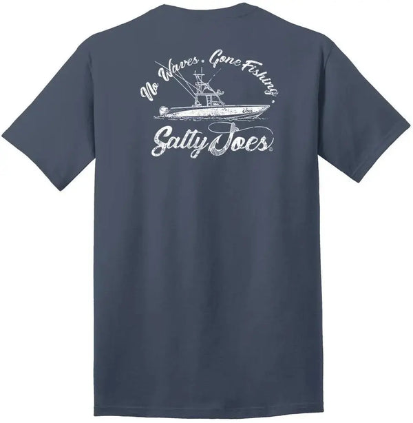 Salty Joe's Fishing Boat Heavyweight Cotton Tee