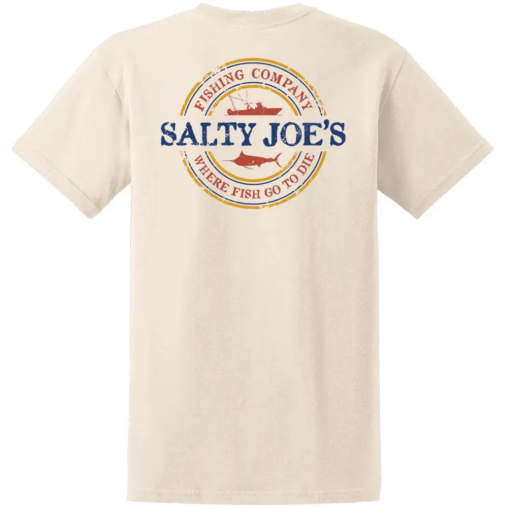 Fishing T Shirts | Salty Joe's Fishing Co. Tee 3X Large / Natural