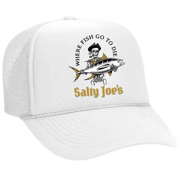 Salty Joe's Ol' Angler Beach Trucker Hat
