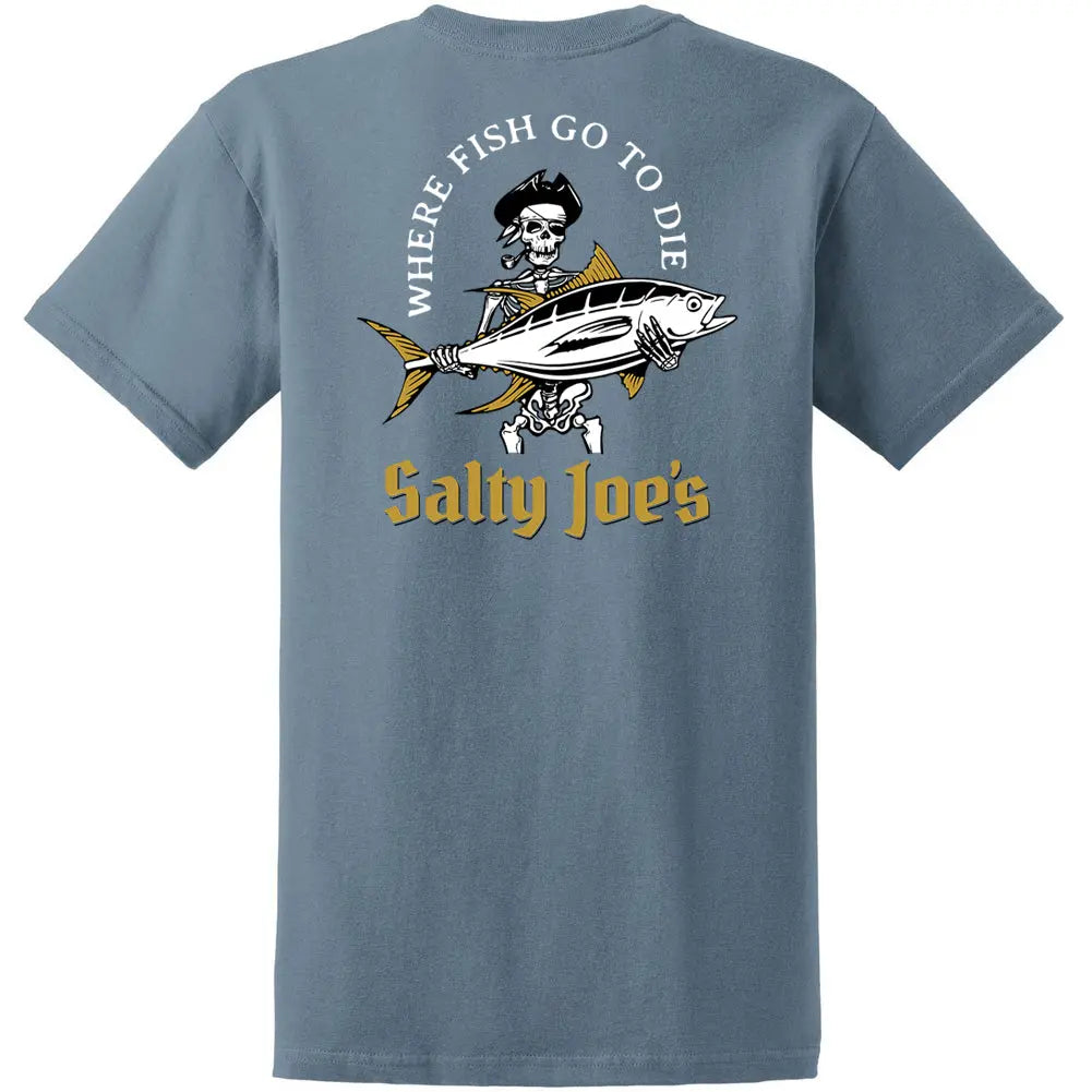 Fishing T Shirts  Salty Joe's Fishing Logo T Shirt – Joe's Surf Shop