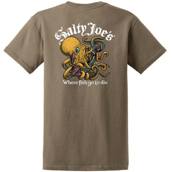 Salty Joe's Raging Octopus Graphic T Shirt