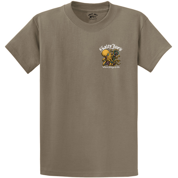 Salty Joe's Raging Octopus Graphic T Shirt