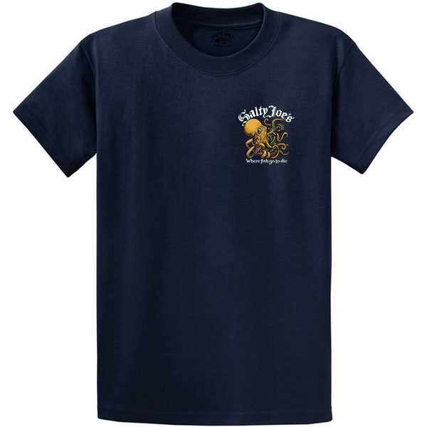 Salty Joe's Raging Octopus Graphic T Shirt