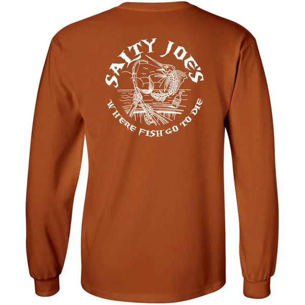 Salty Joe's Rum N' Bones Long Sleeve Fishing T Shirt – Joe's Surf Shop