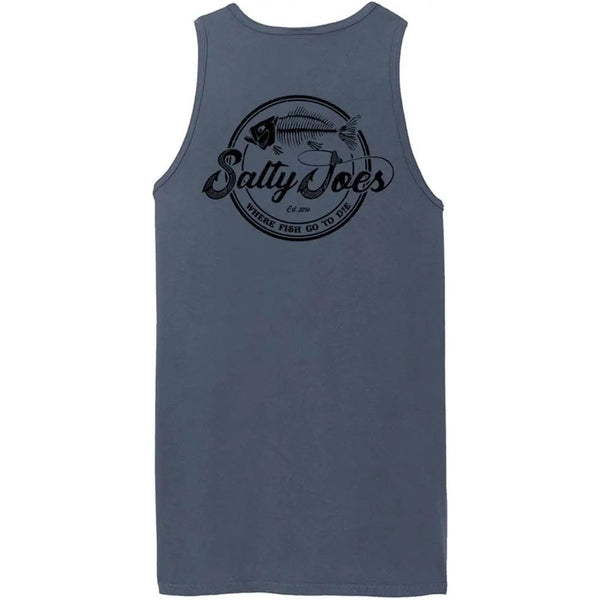 Salty Joe's Skeleton Hook Beach Wash® Garment-Dyed Tank Top