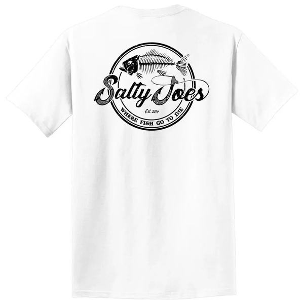 Salty Joe's Skeleton Hook Beach Wash® Garment Dyed Tee