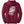 Load image into Gallery viewer, This is the back of the maroon Salty Joe&#39;s Skeleton Ship Pullover Hoodie.
