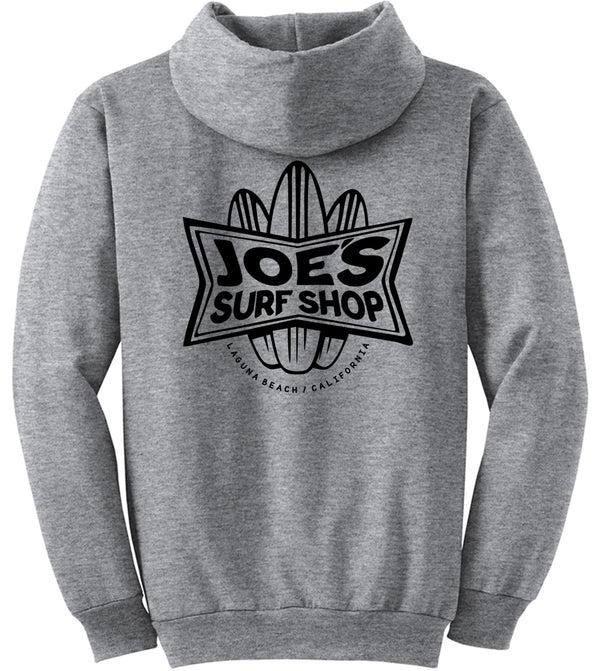 Joe's Surf Shop Surfboards Pullover Hoodie